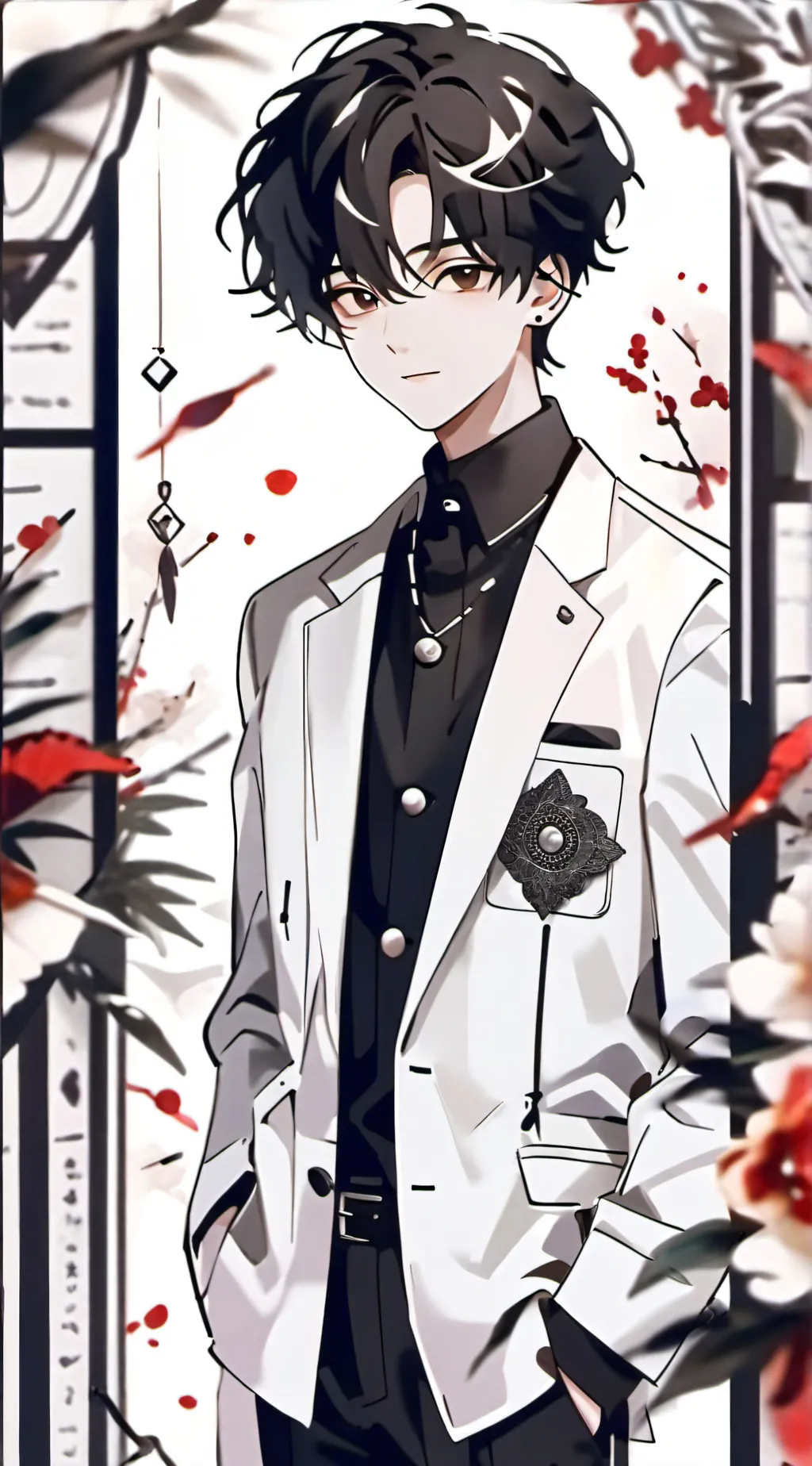 ai character: Theo background