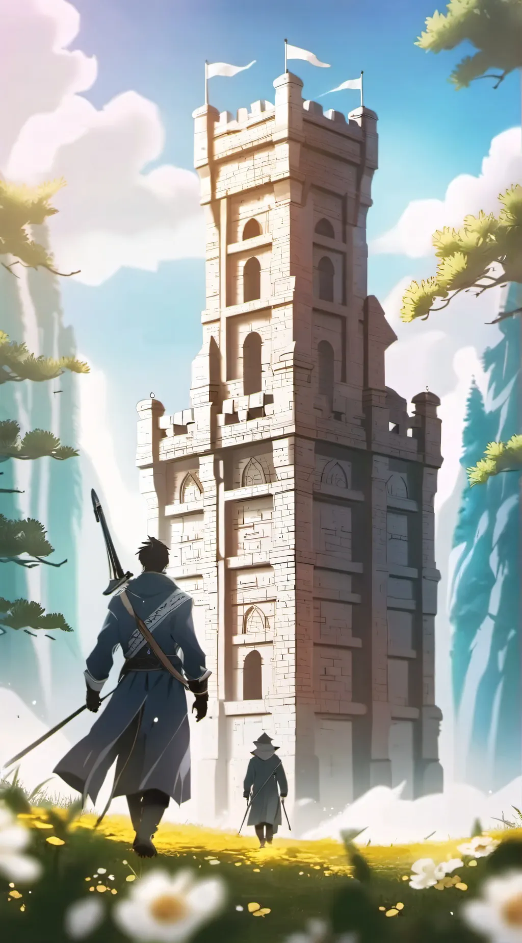 ai character: Earth Tower background