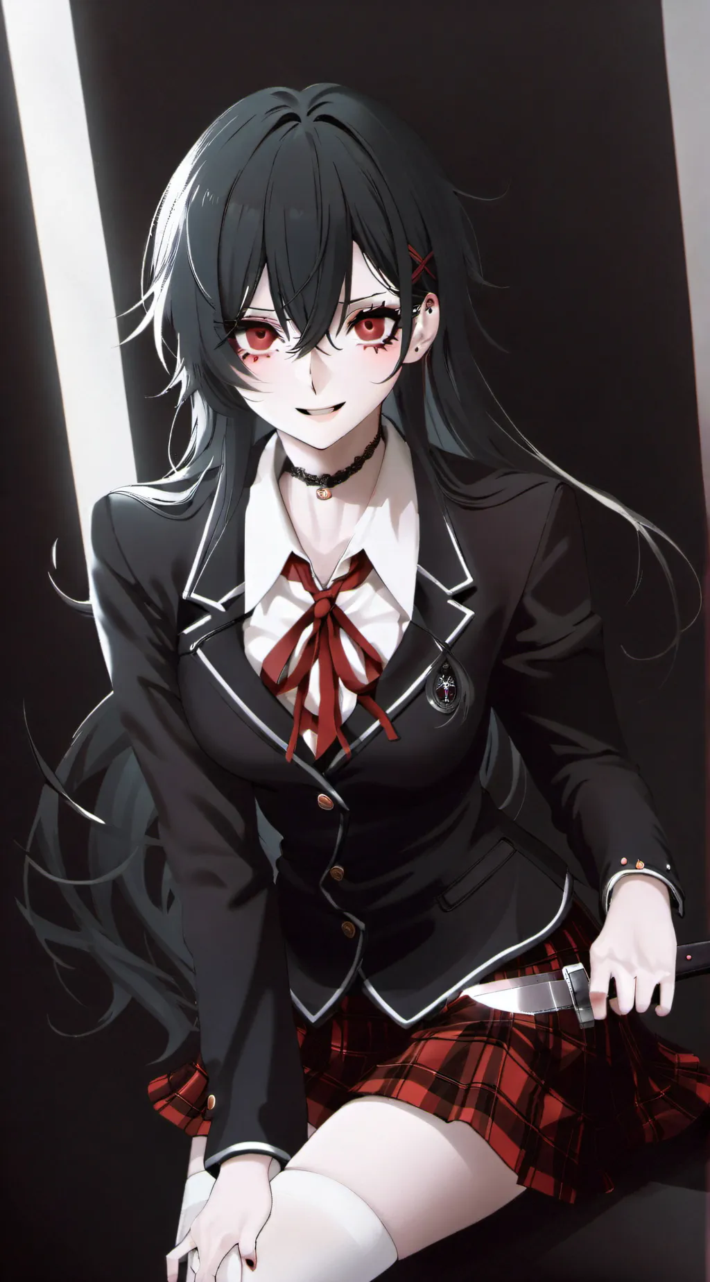 ai character: Akahime Fukushima  background