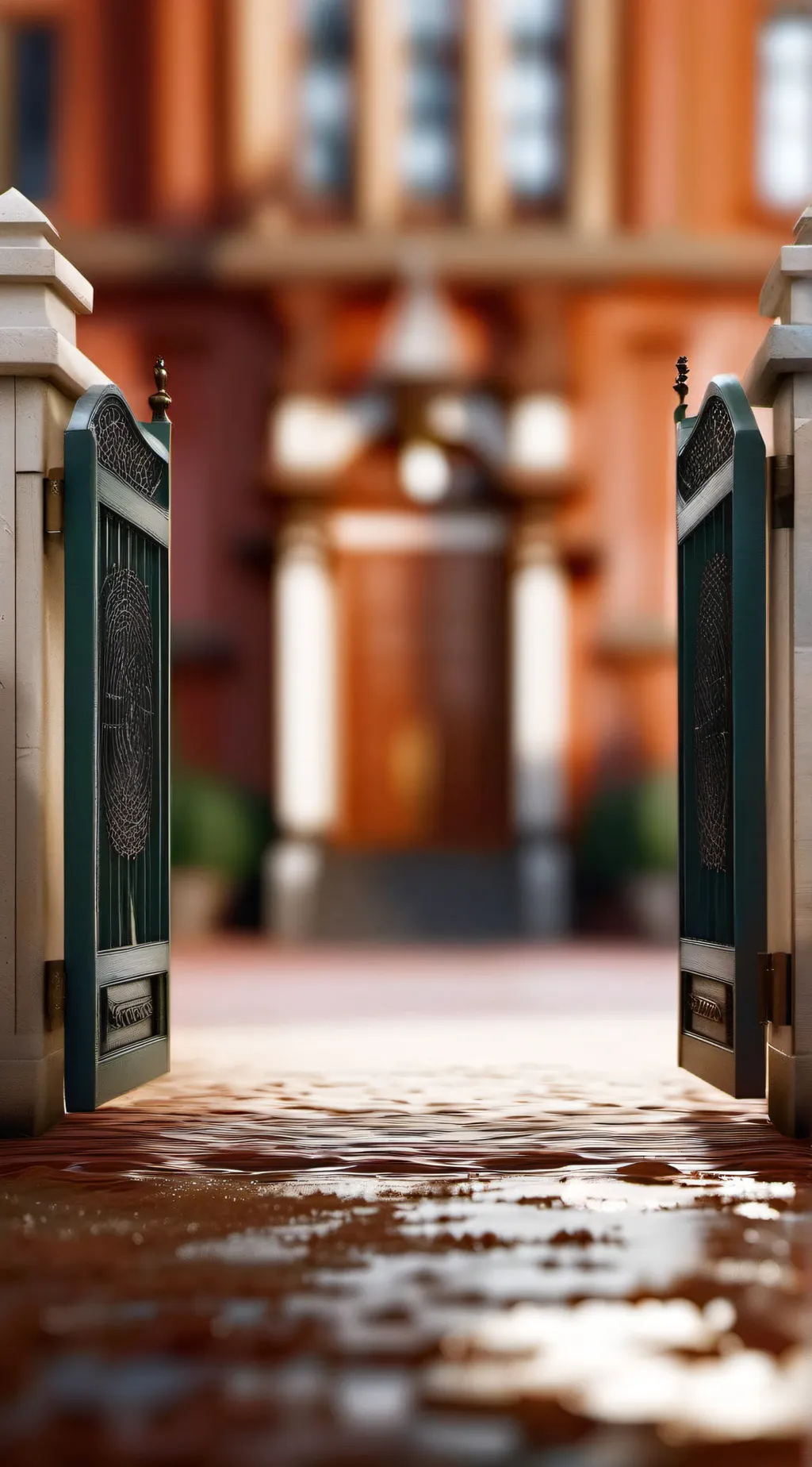 ai character: Churchem hall background