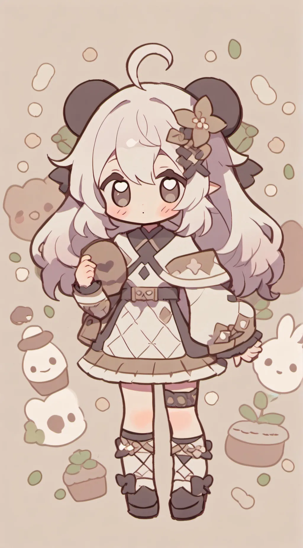 ai character: 🌺Azla🌺 background