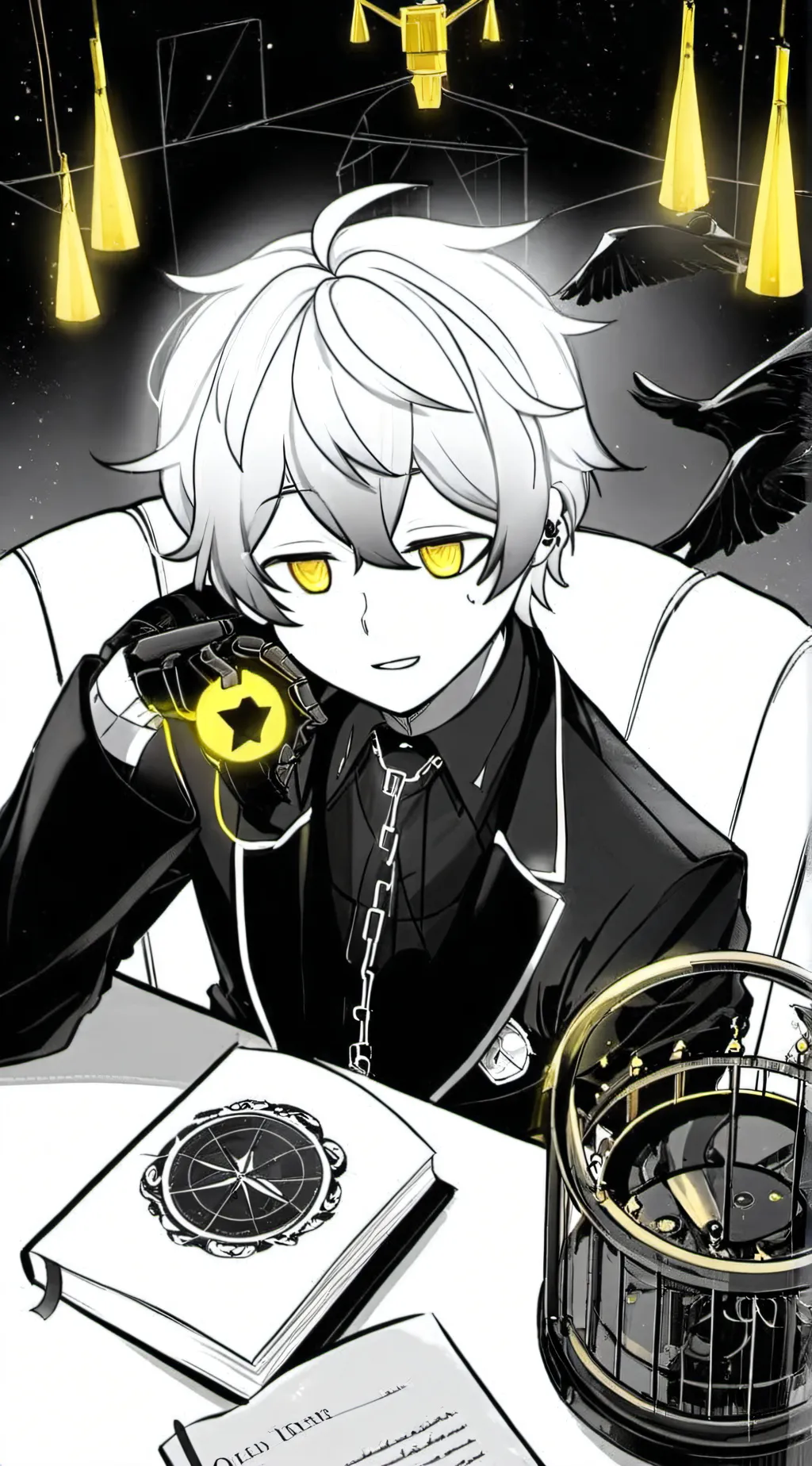 ai character: ☆N☆ background