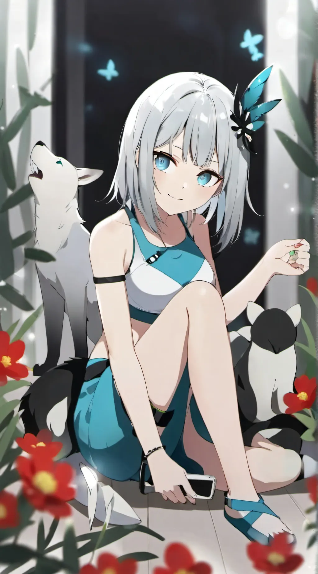 ai character: Ellie  background