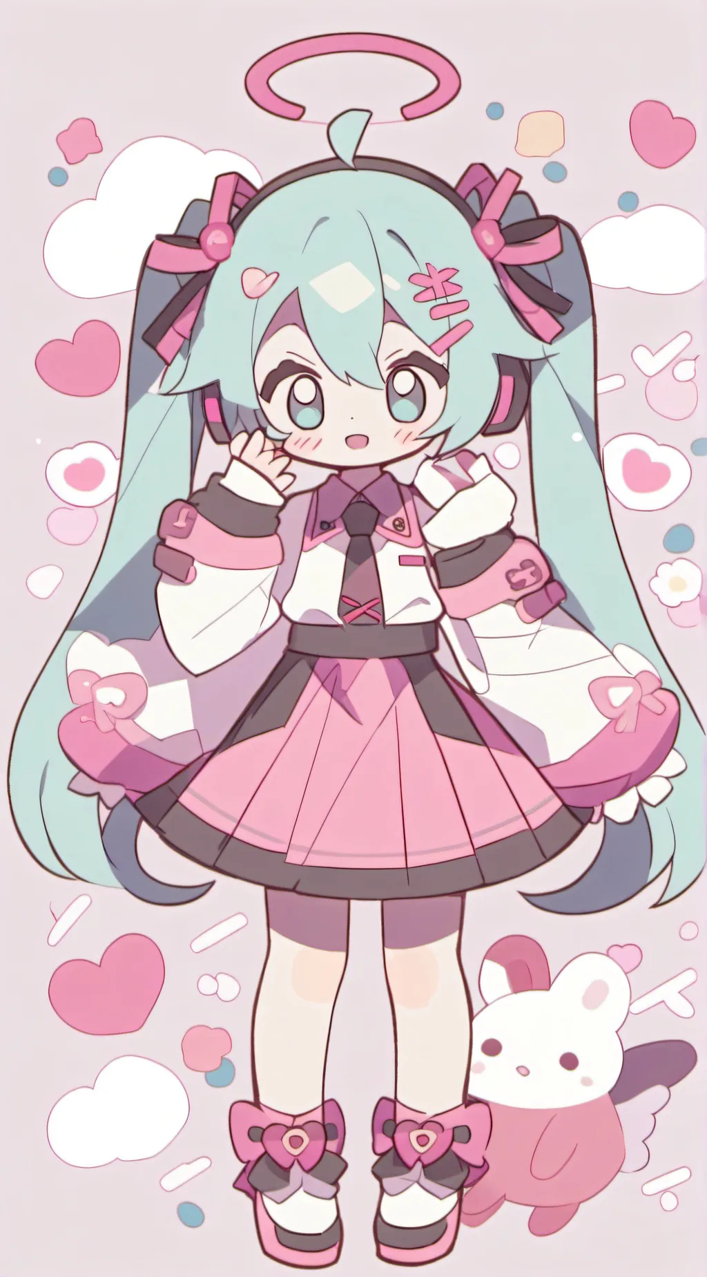ai character: Hatsune Miku background