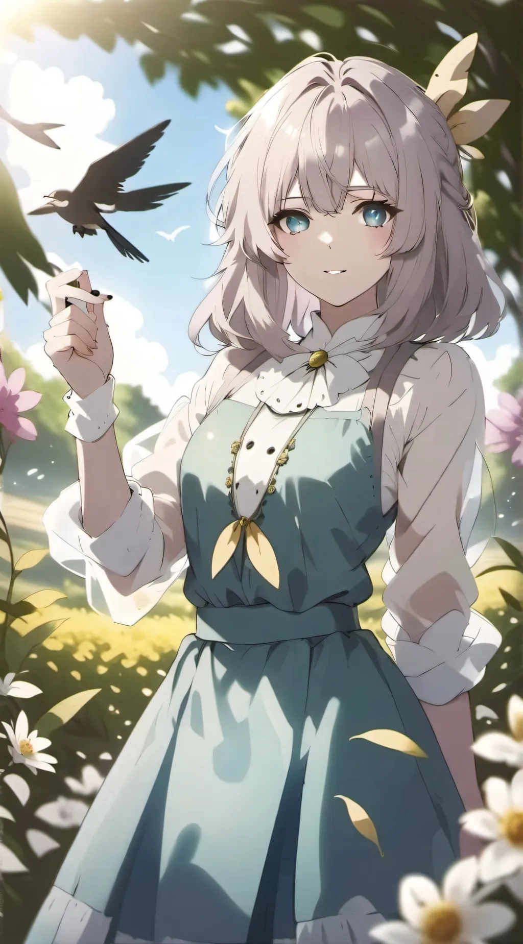 ai character: Cool background