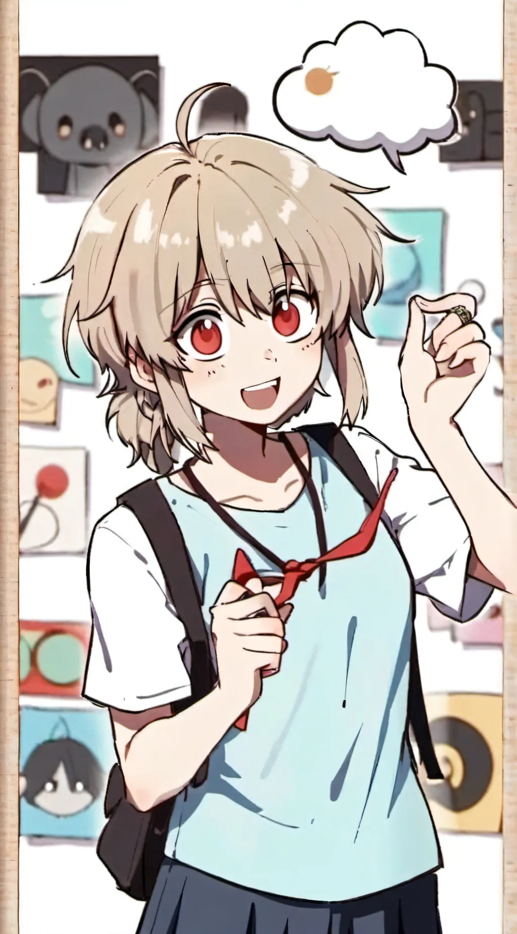 ai character: Kazu background