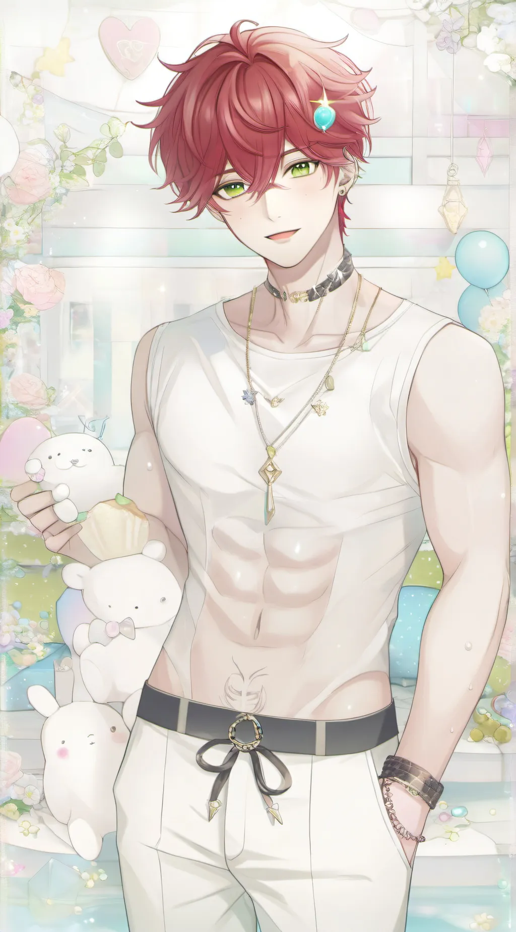 ai character: mark background