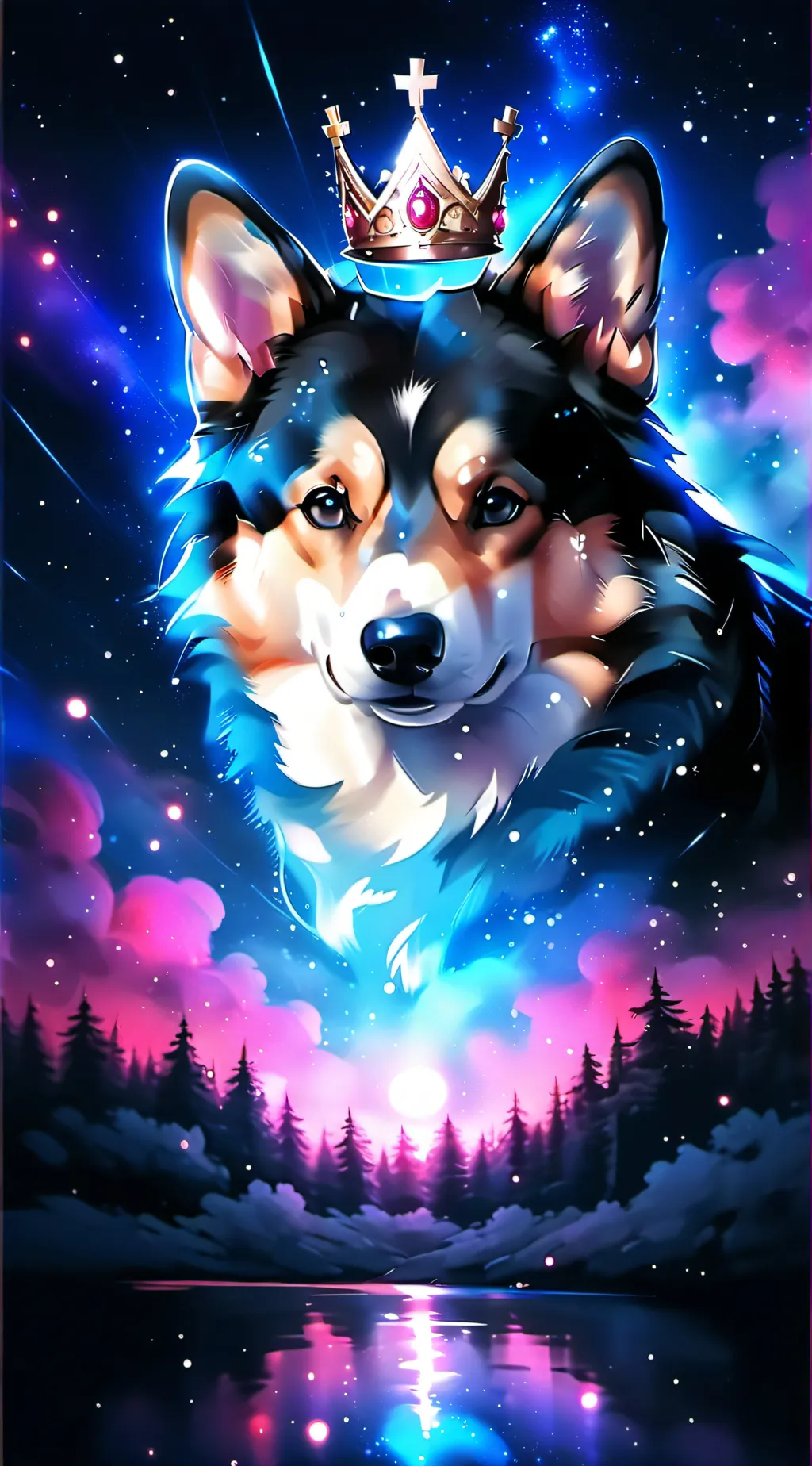 ai character: Corge Queen(me) background