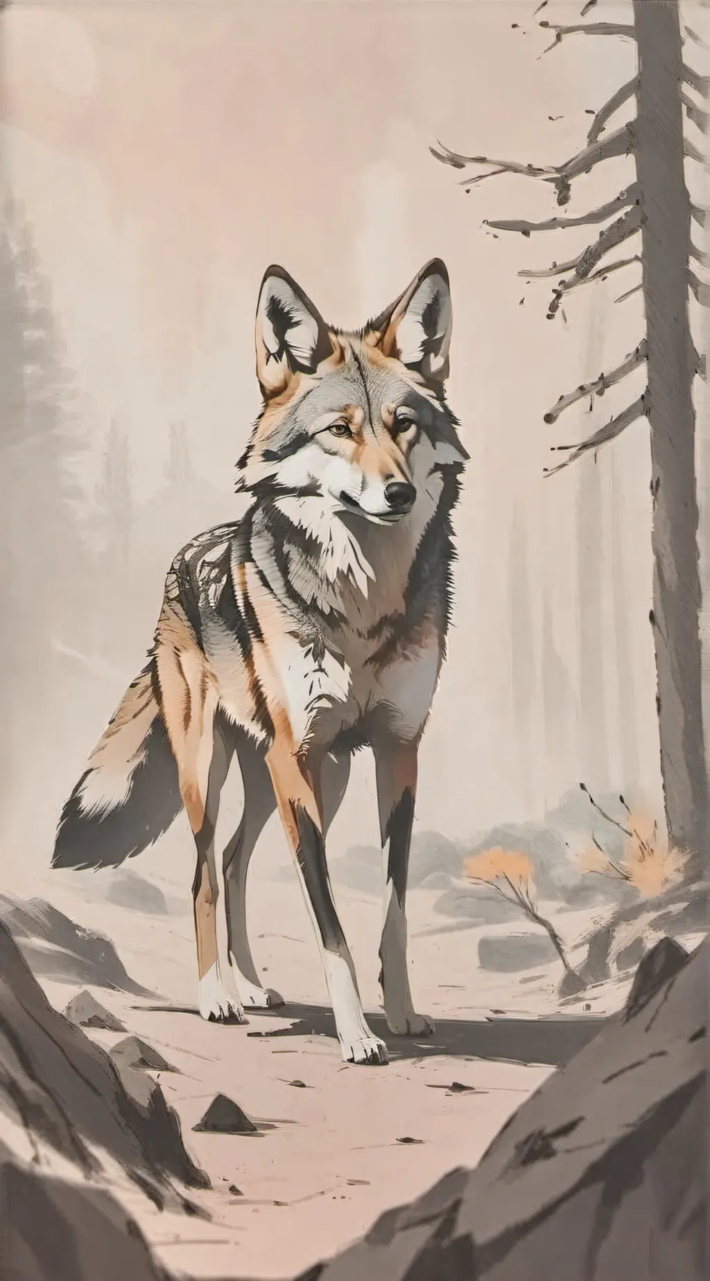 ai character: Coyote (Sara) background