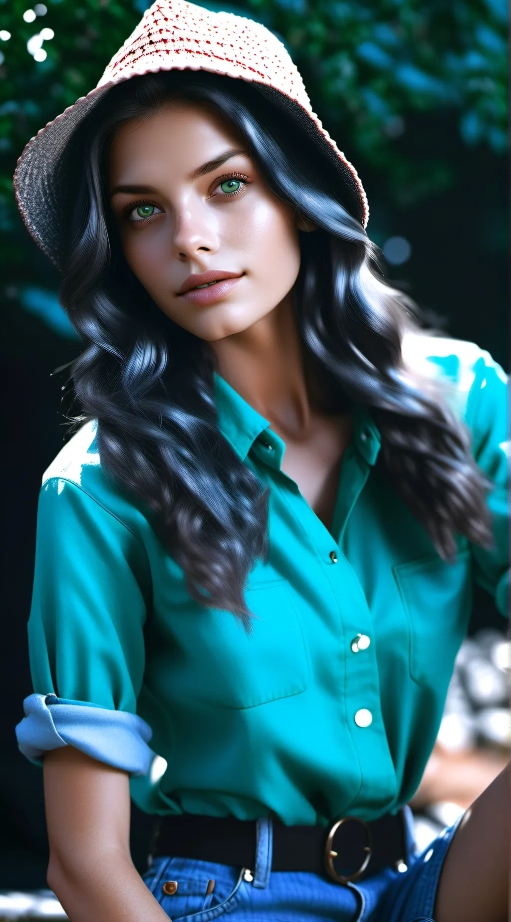 ai character: Hazel  background