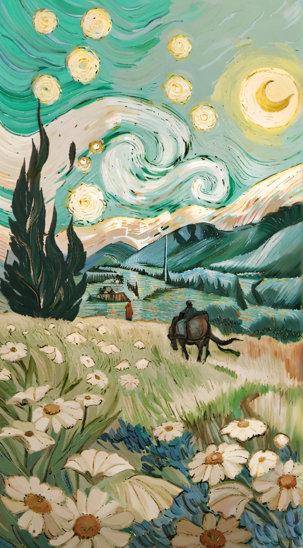 ai character: You VS all Anime background