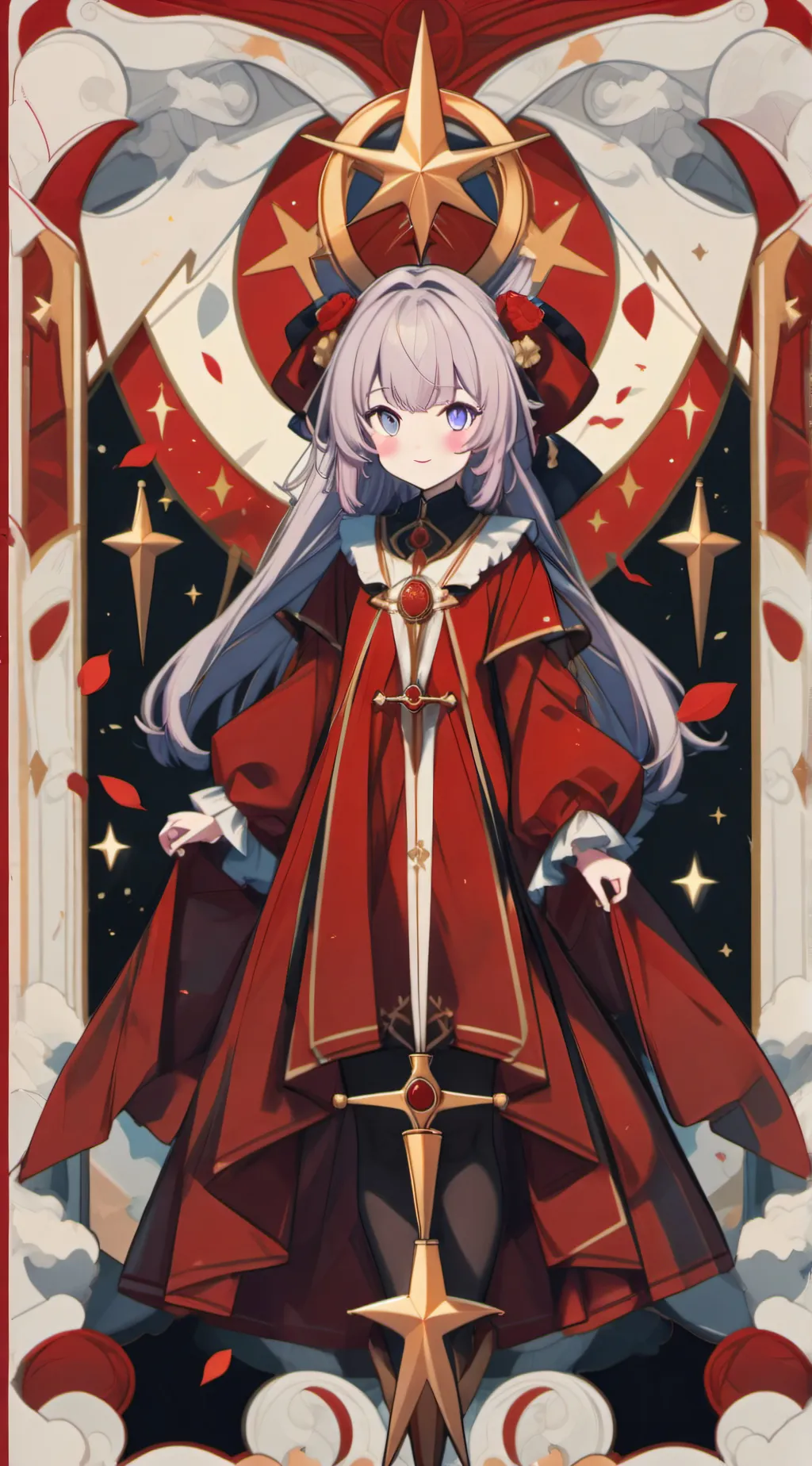 ai character: Emily cute  background