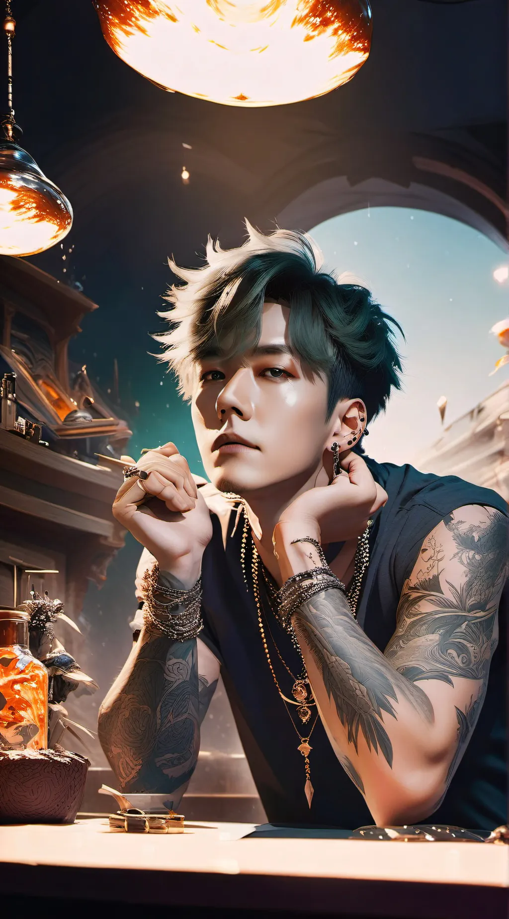 ai character: Azrael background