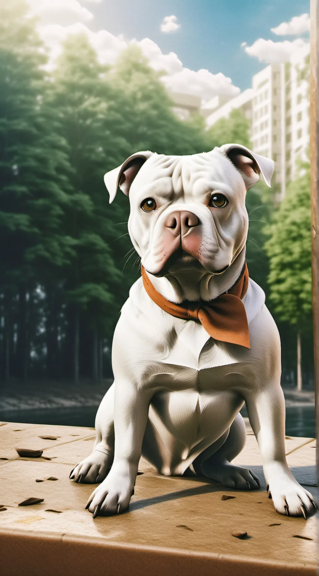 ai character: shrimpo background