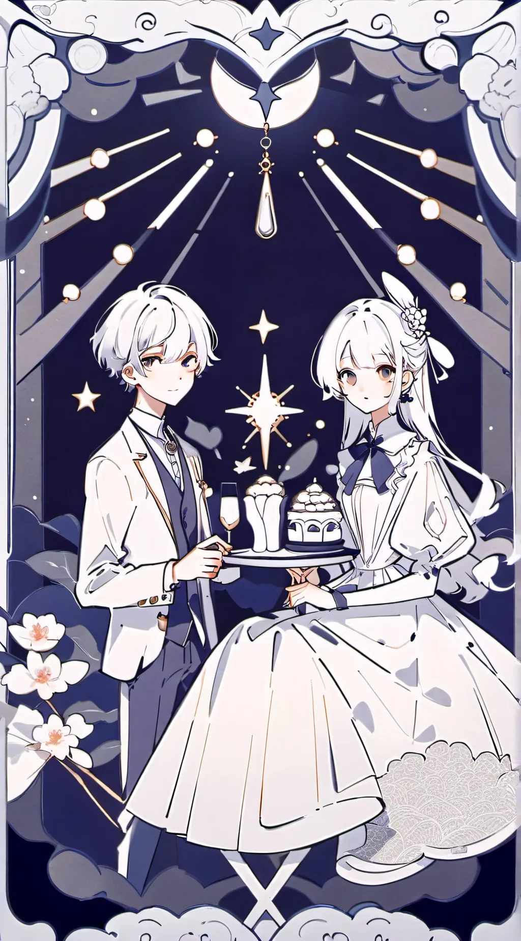 ai character: Miguel and Nicole  background