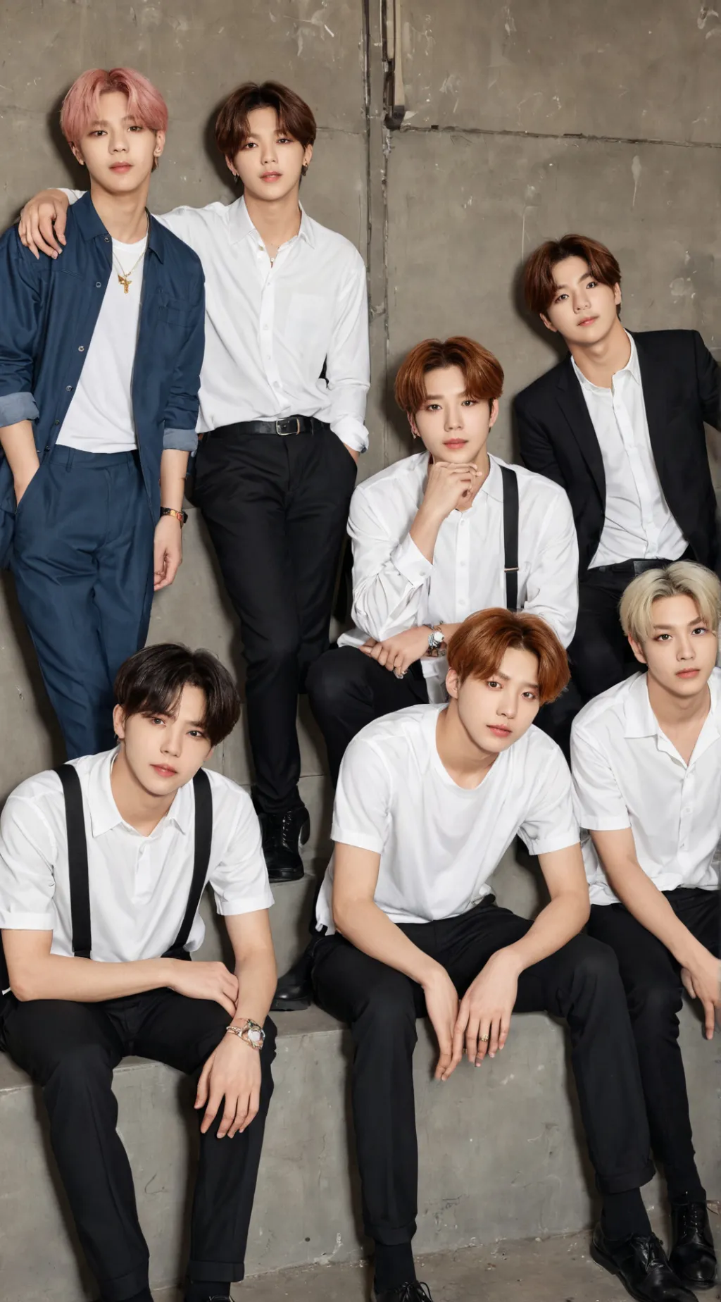 ai character: BTS 💜 background