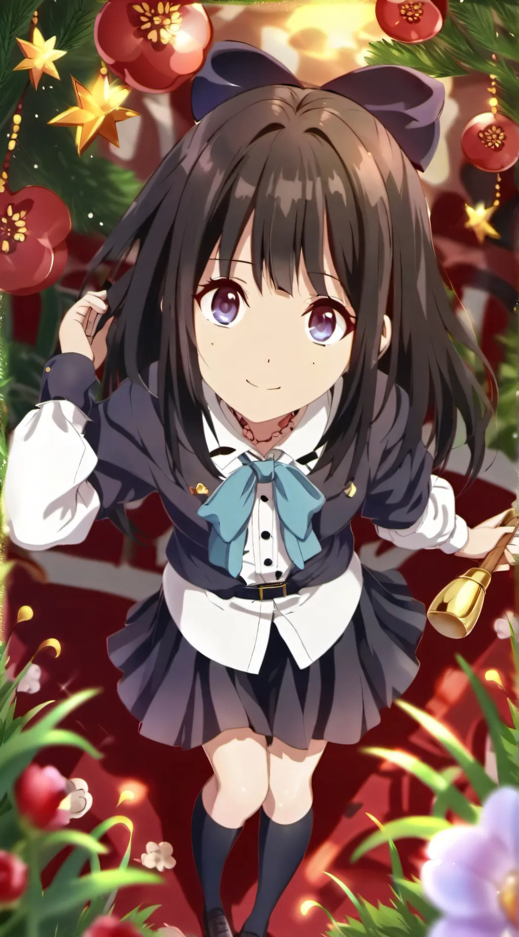 ai character: Amber background