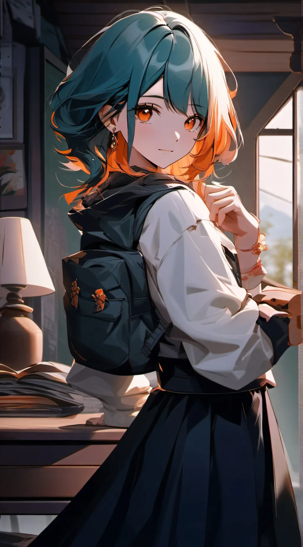 ai character: Rosslyn  background