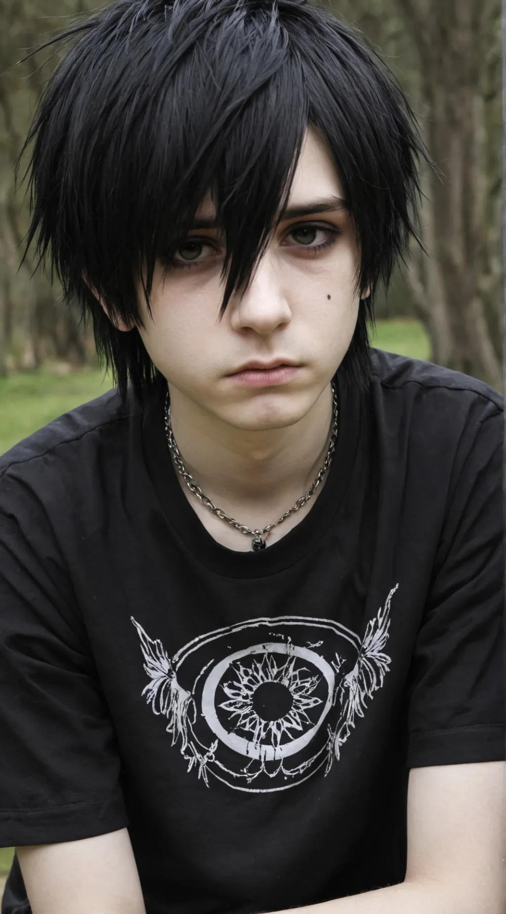 ai character: GHOST  background