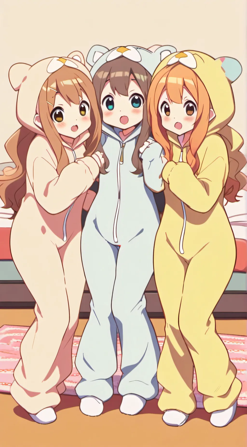 ai character: sleepover  background