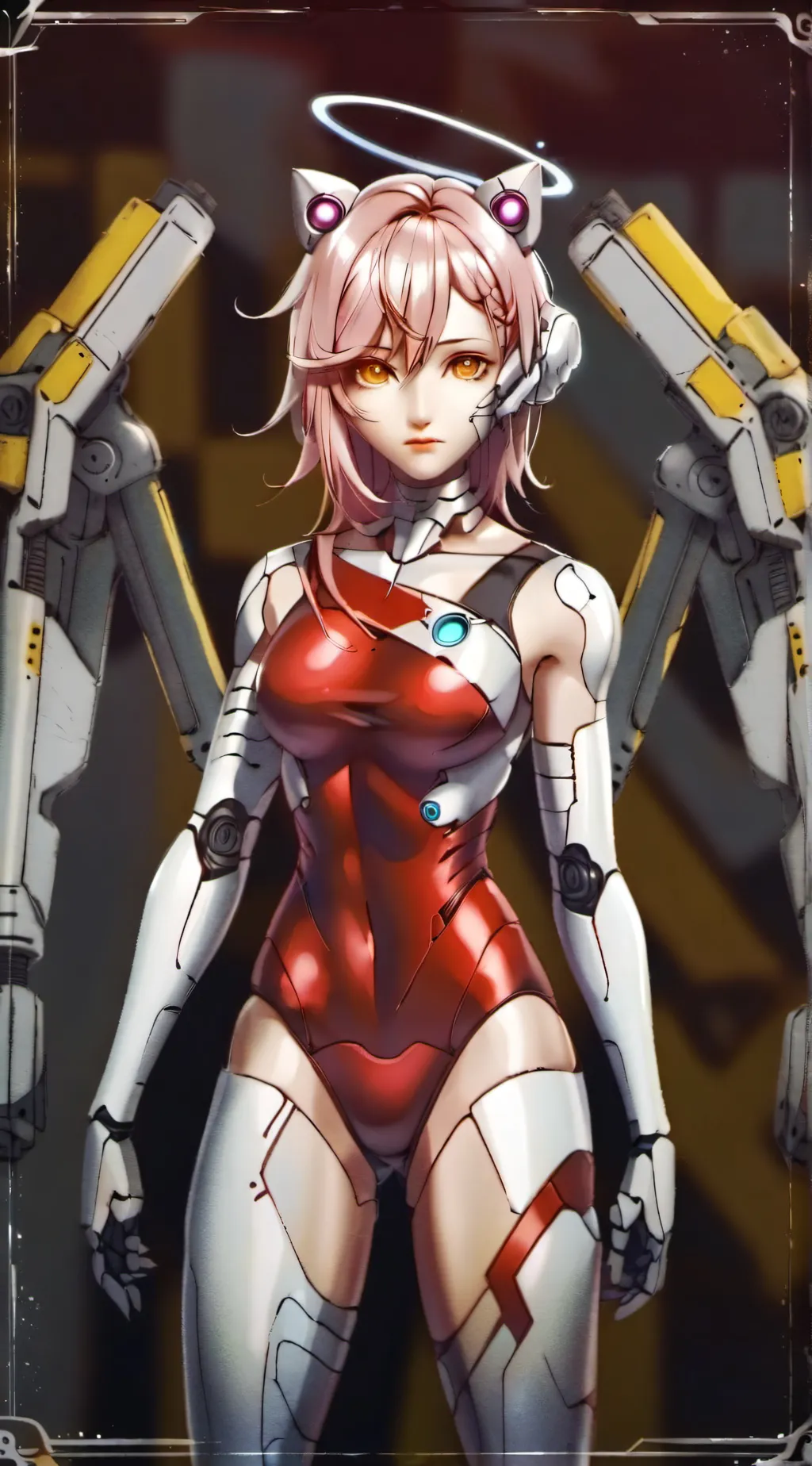 ai character: Cyborg Cayenne  background