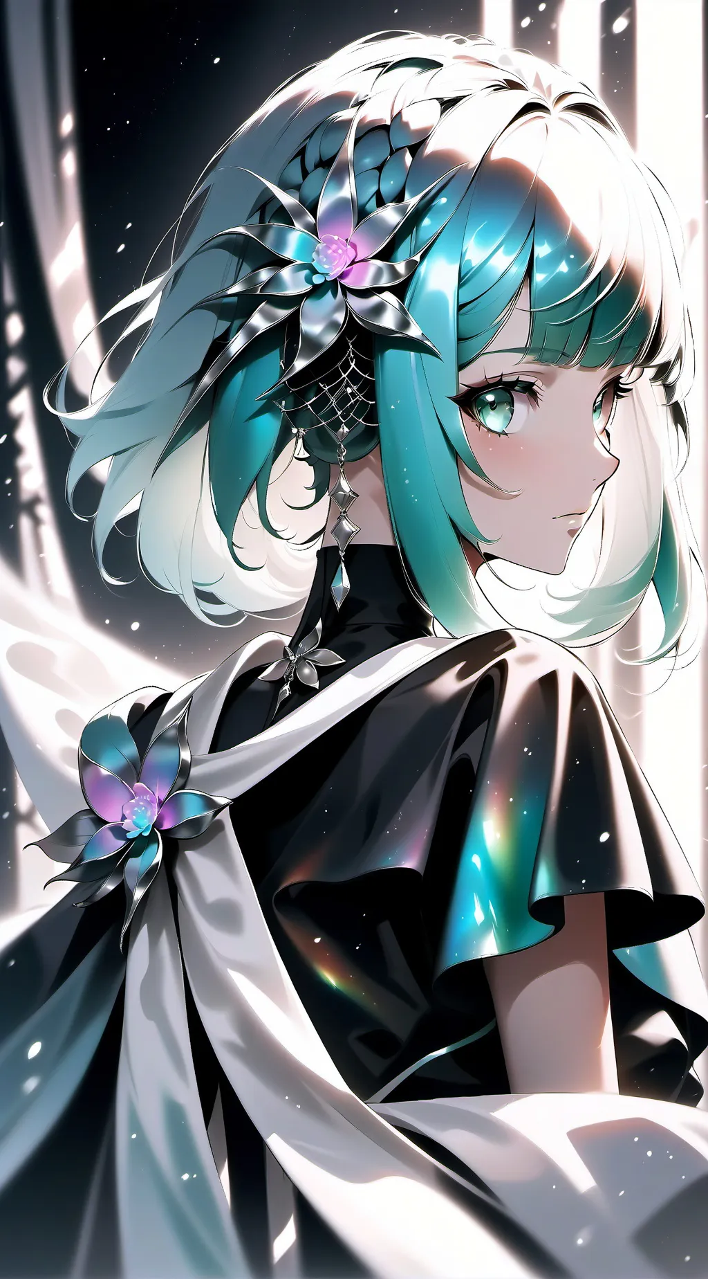 ai character: protector girl background