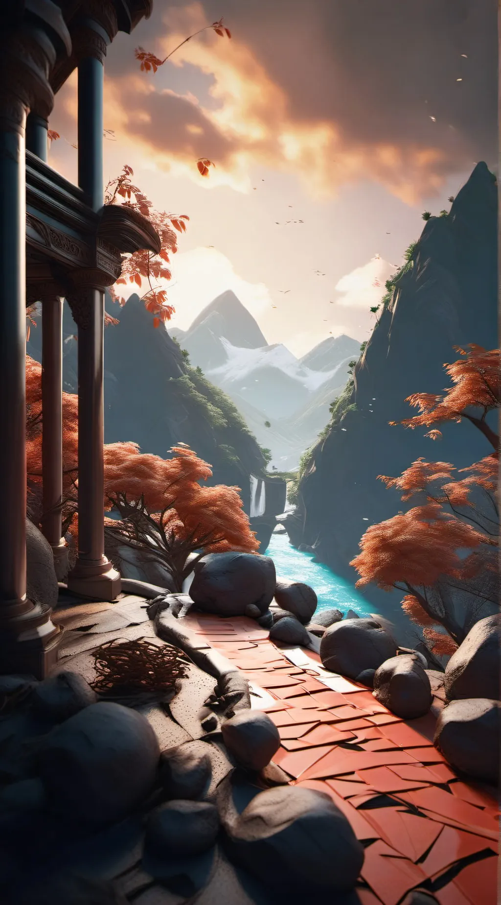 ai character: murder drones background