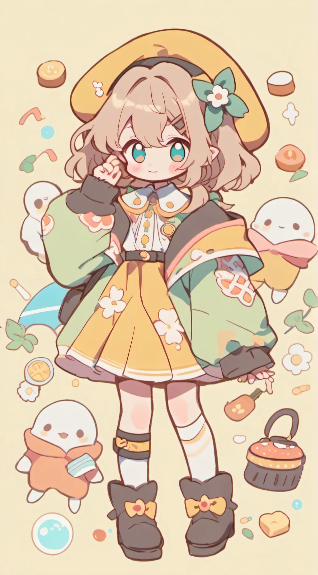 ai character: bakudeku parents  background