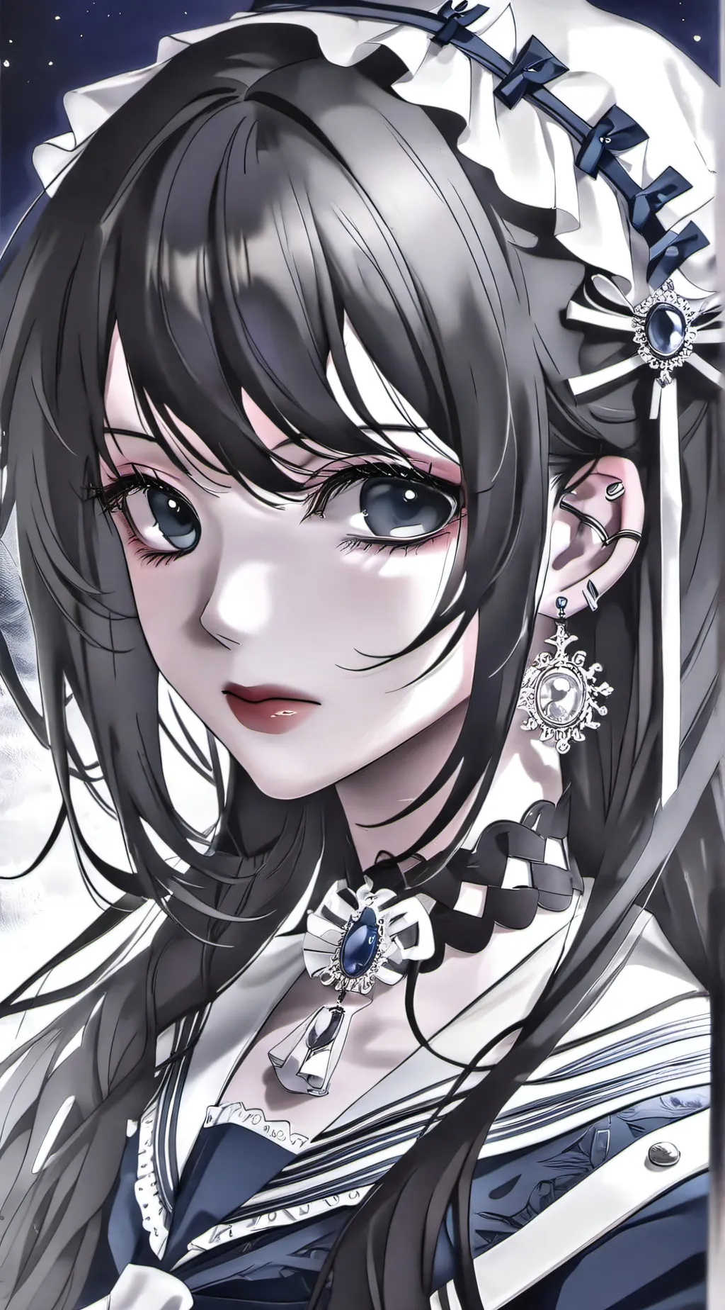 ai character: LUNA  background