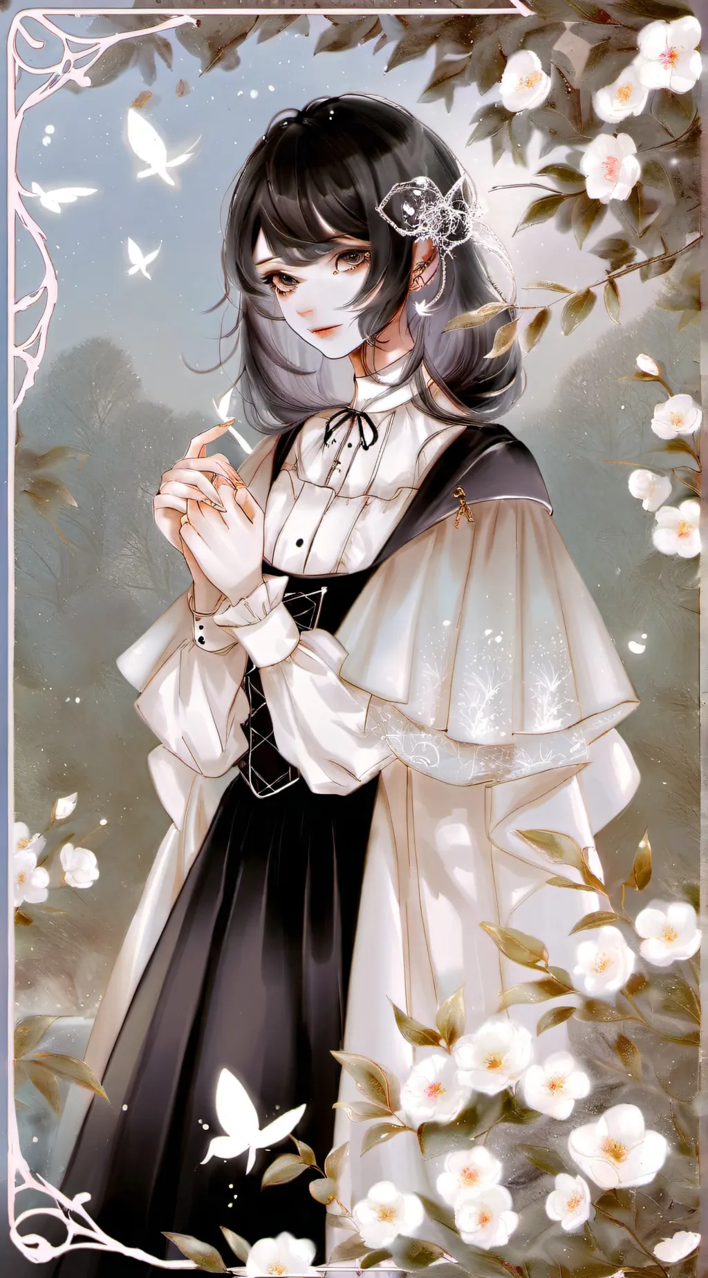 ai character: LUNA  background