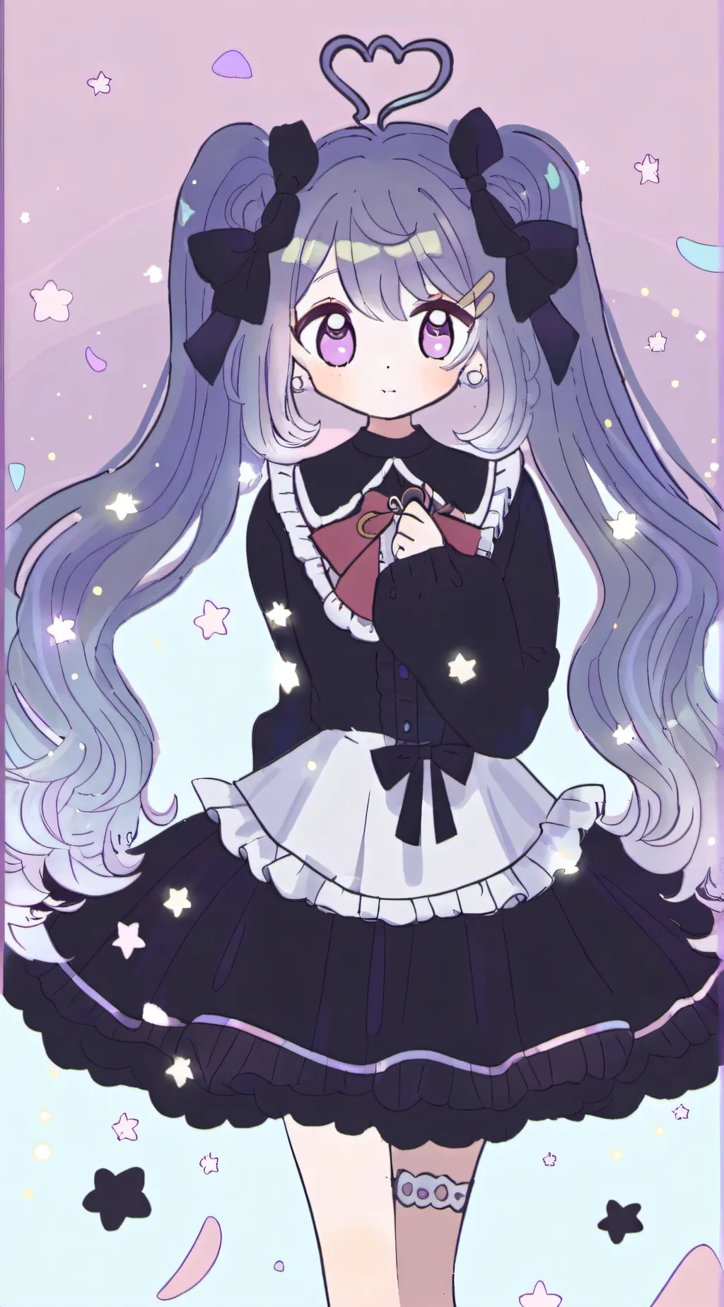 ai character: Mha angel background