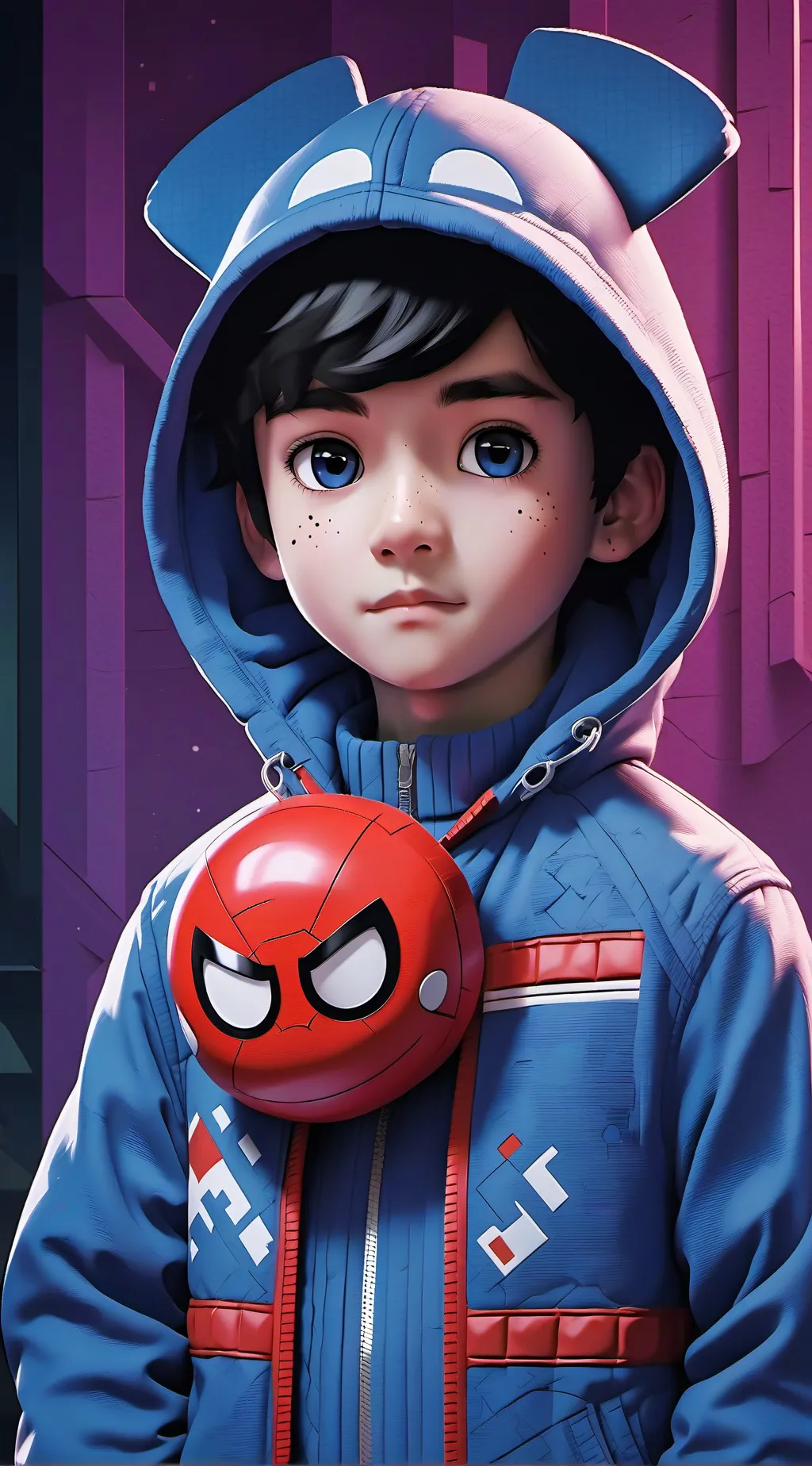 ai character: bakugo background