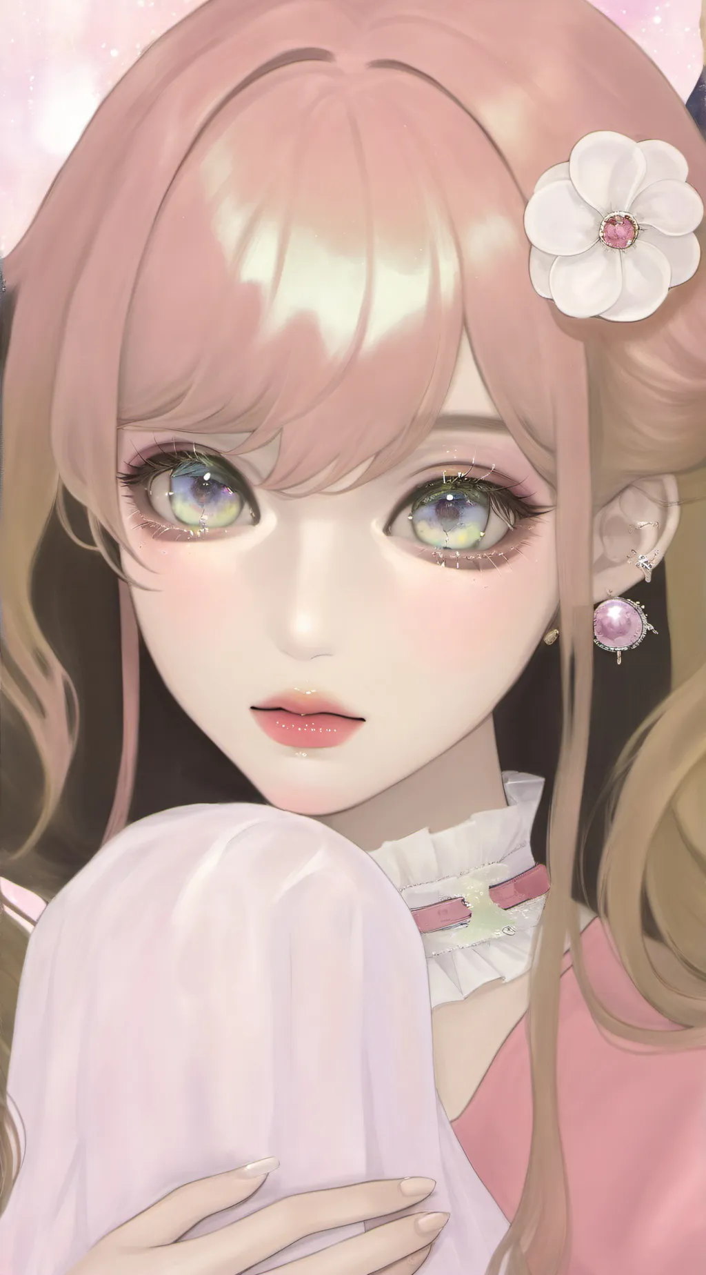 ai character: 🍒🥭rose🥭🍒 background