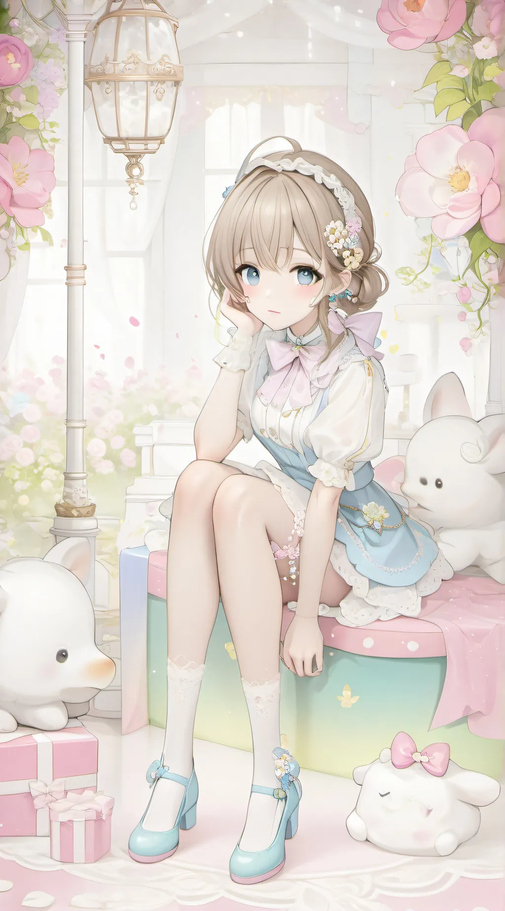 ai character: la dure vie de mïa background