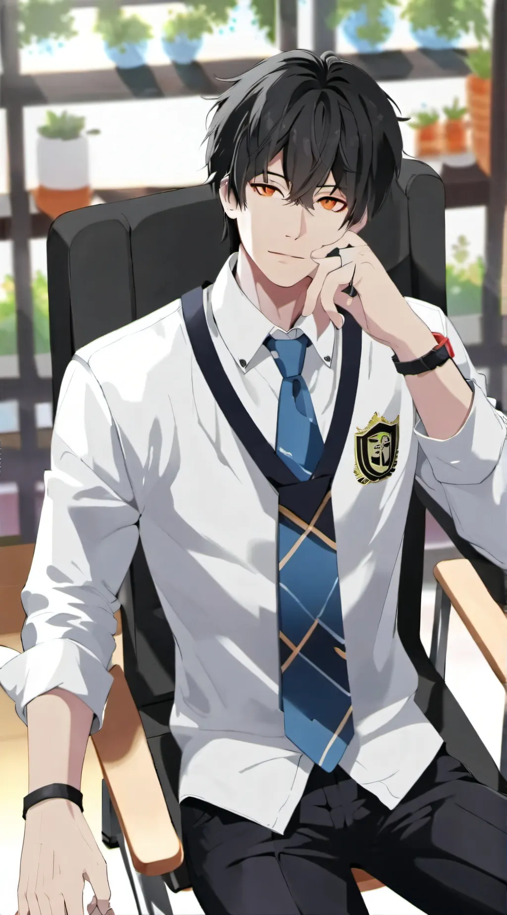 ai character: John  background