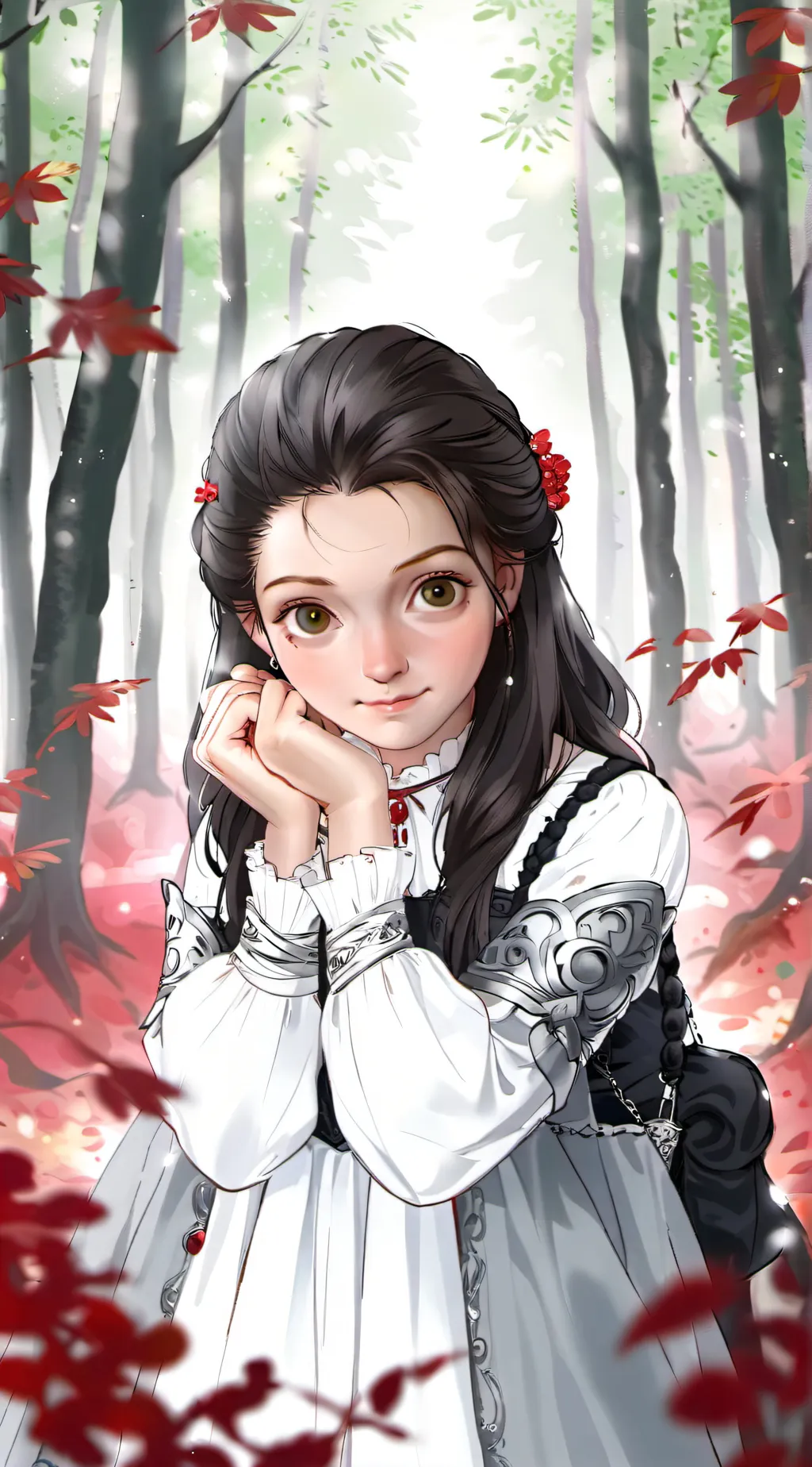 ai character: heaven  background