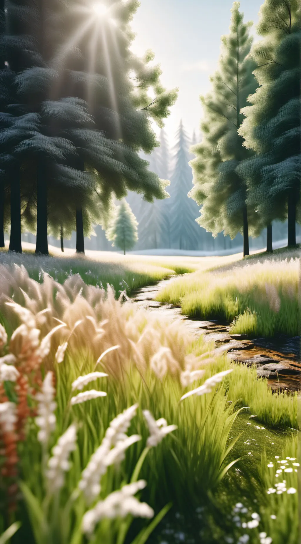 ai character: Grass background