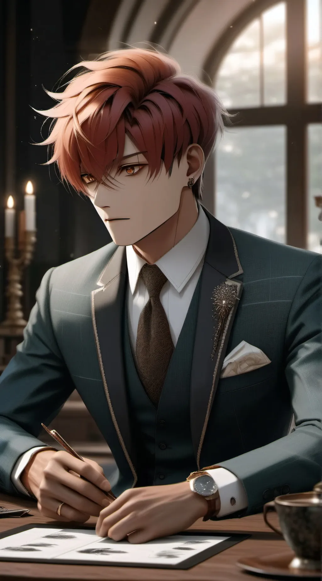 ai character: Clément  background