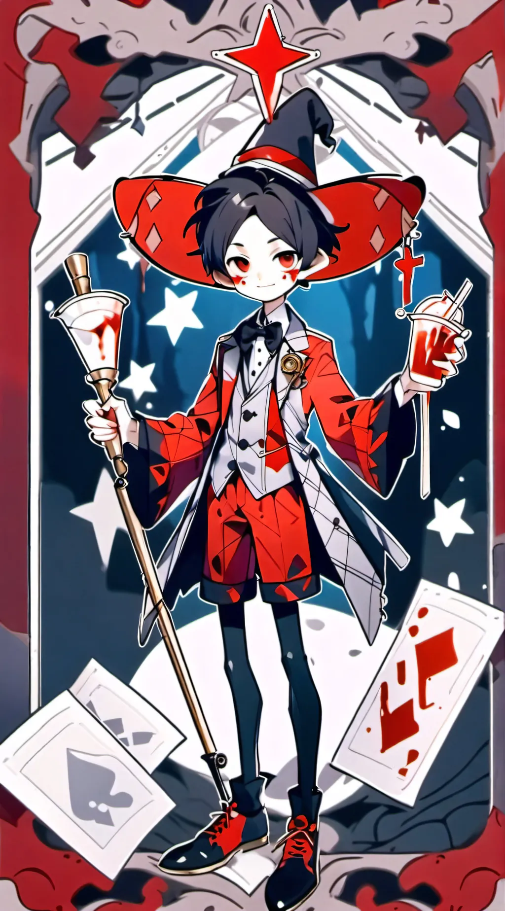 ai character: Bloodmoon background