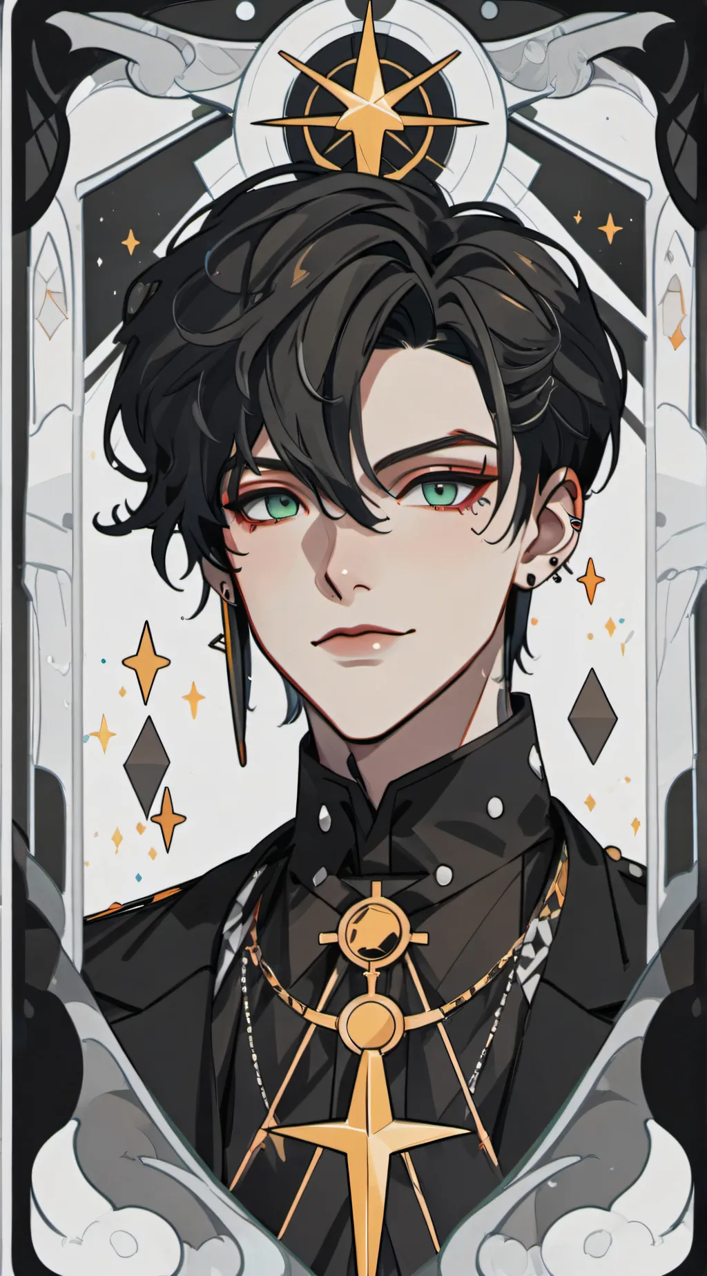 ai character: Andy biersack background