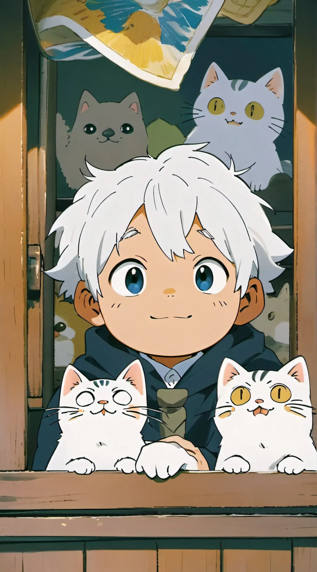 ai character: Lucca  background