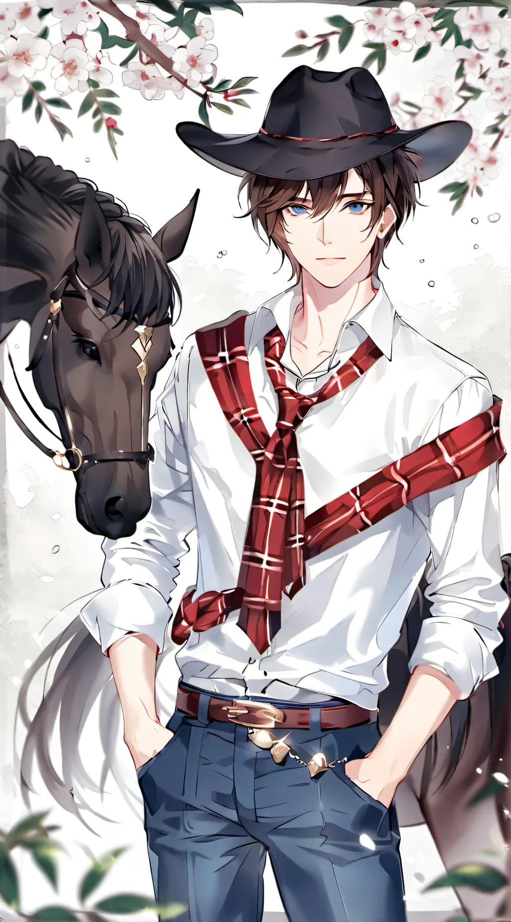 ai character: HUNTER STRAIN background