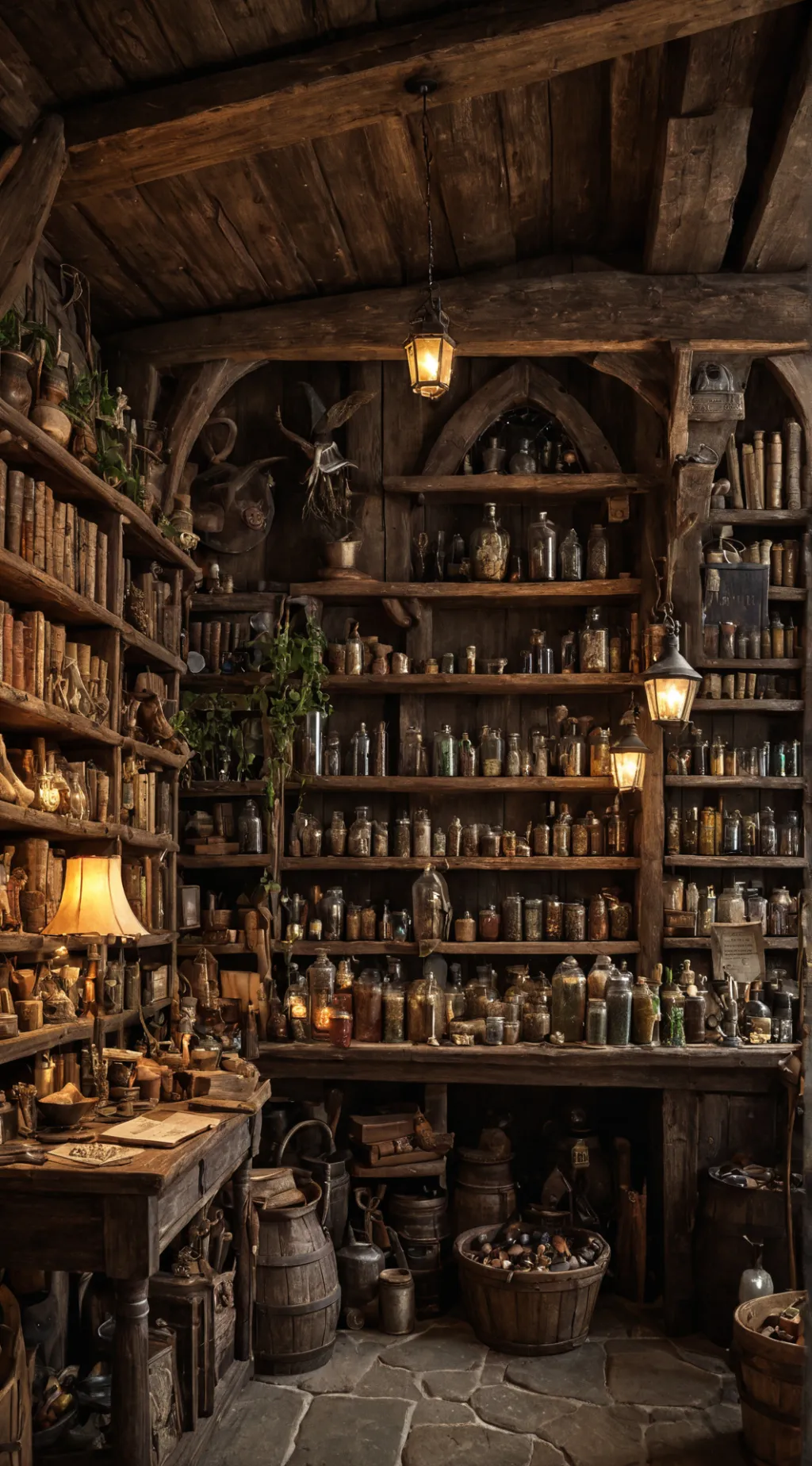 ai character: The Magic Shop rpg background