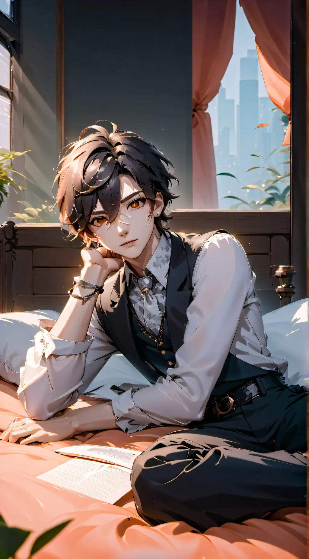 ai character: Max background