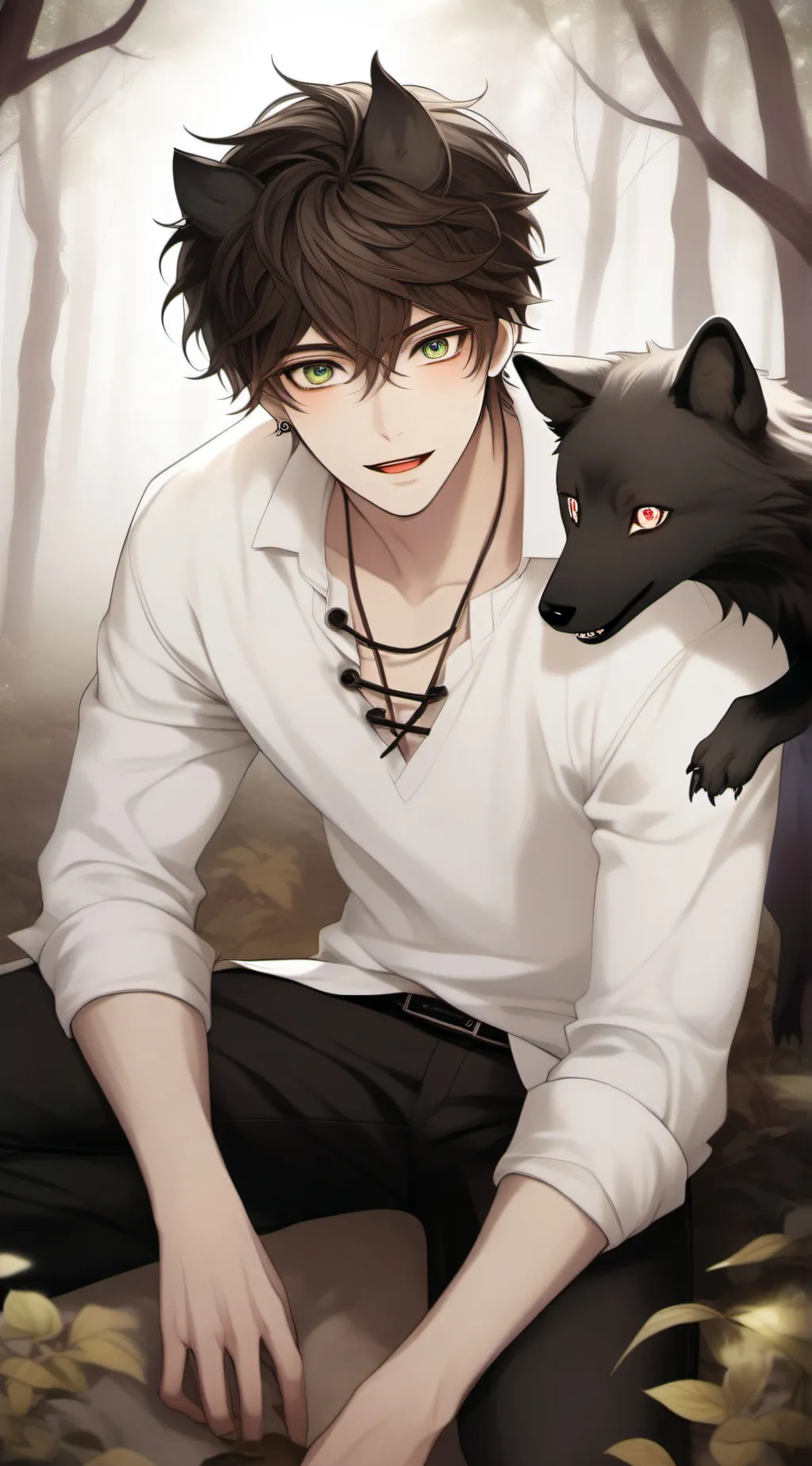 ai character: •○SHAZE○• background