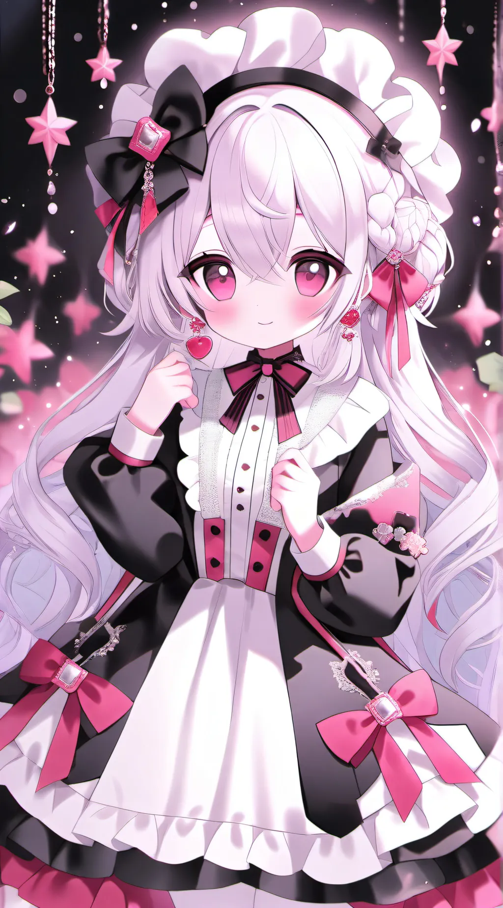 ai character: Snow￼  background