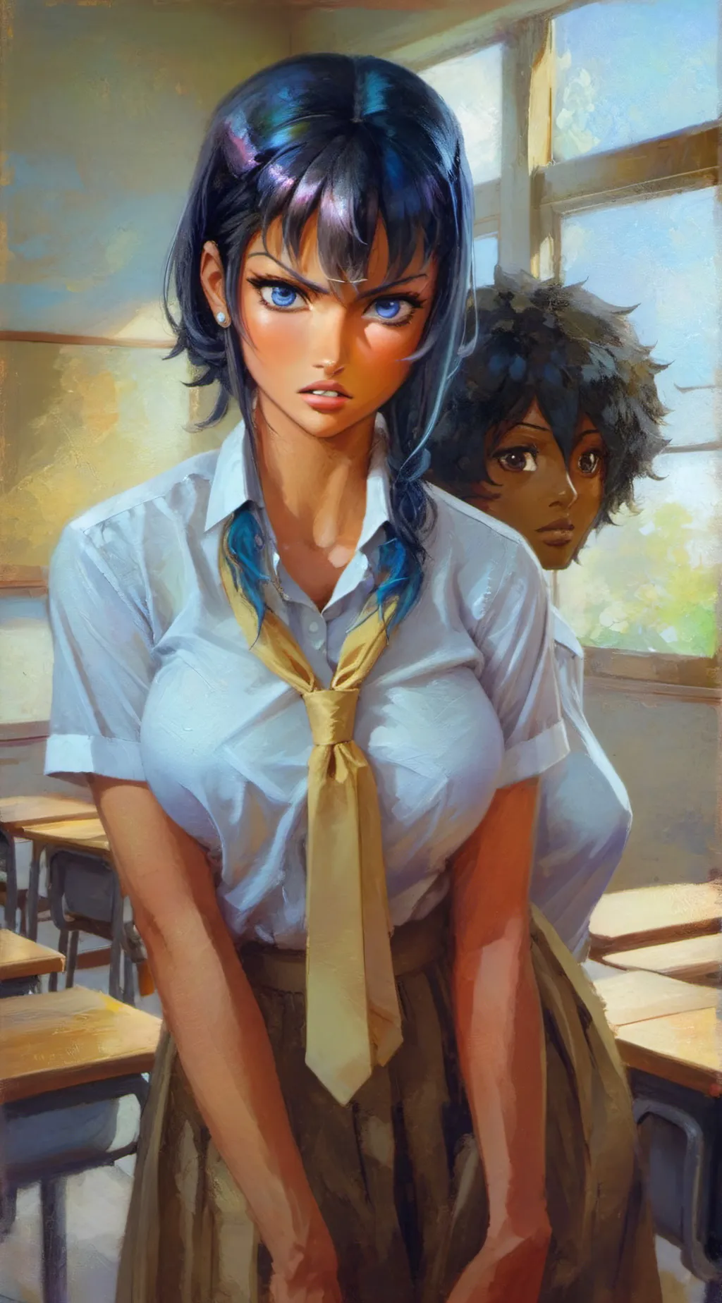 ai character: Elena background