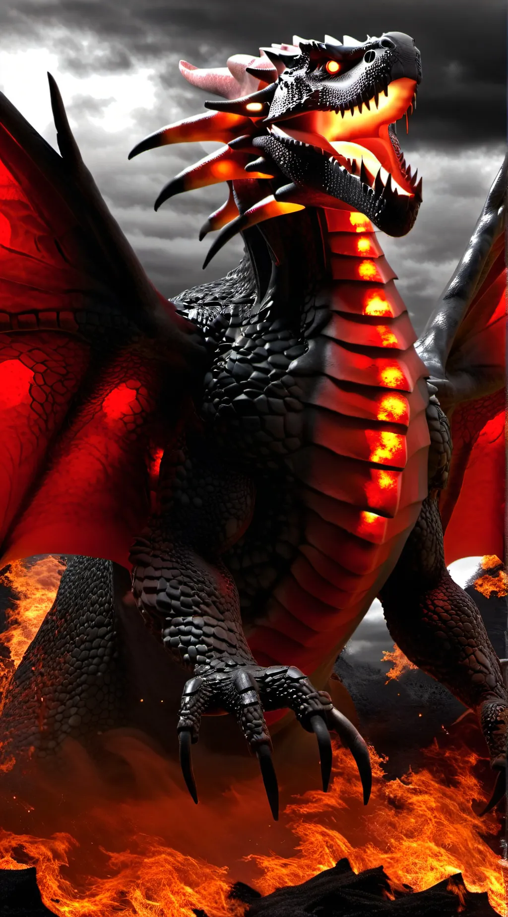 ai character: death of the night background