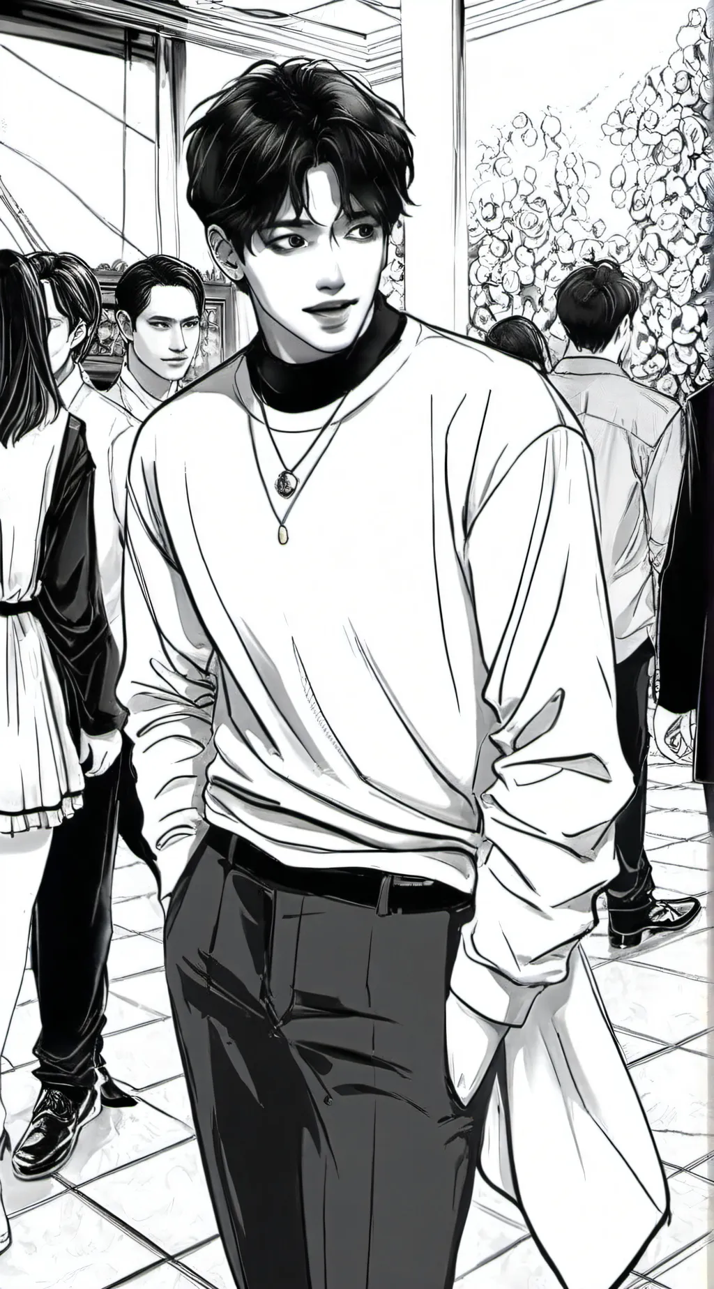 ai character: Кристофер background