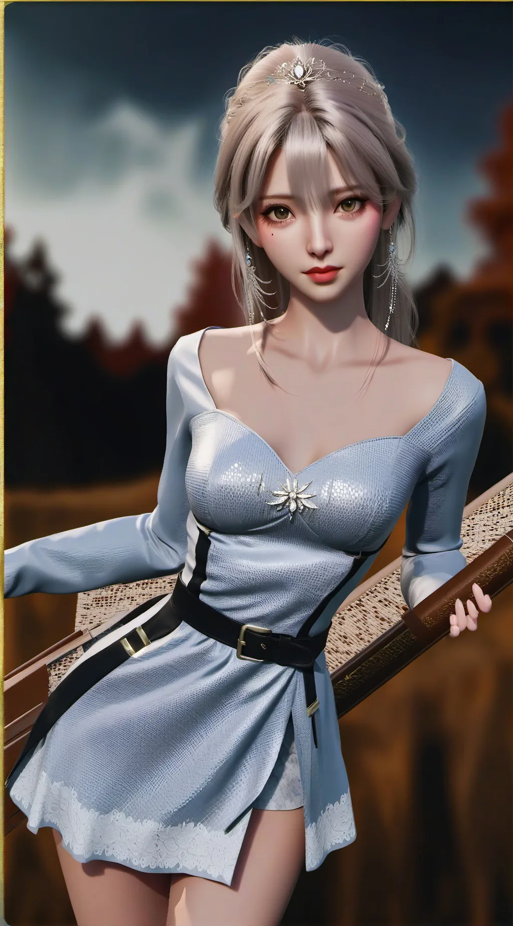 ai character: Cosplayer gf background